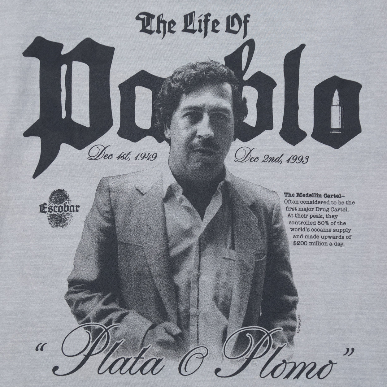 NewYakCity Life Of Pablo Tee (Silver Bullet)