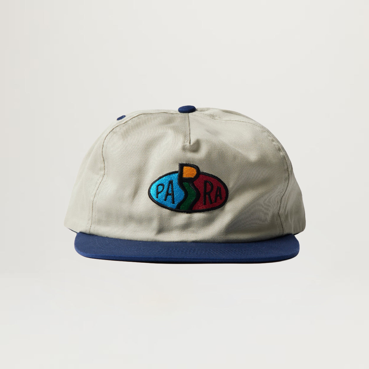 Parra Legs Logo 5 Panel Hat (Off White)