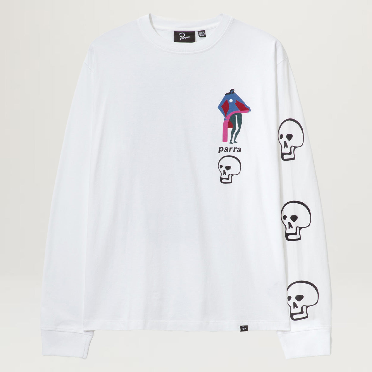 Parra Lowering The Bar L/S Tee (White)