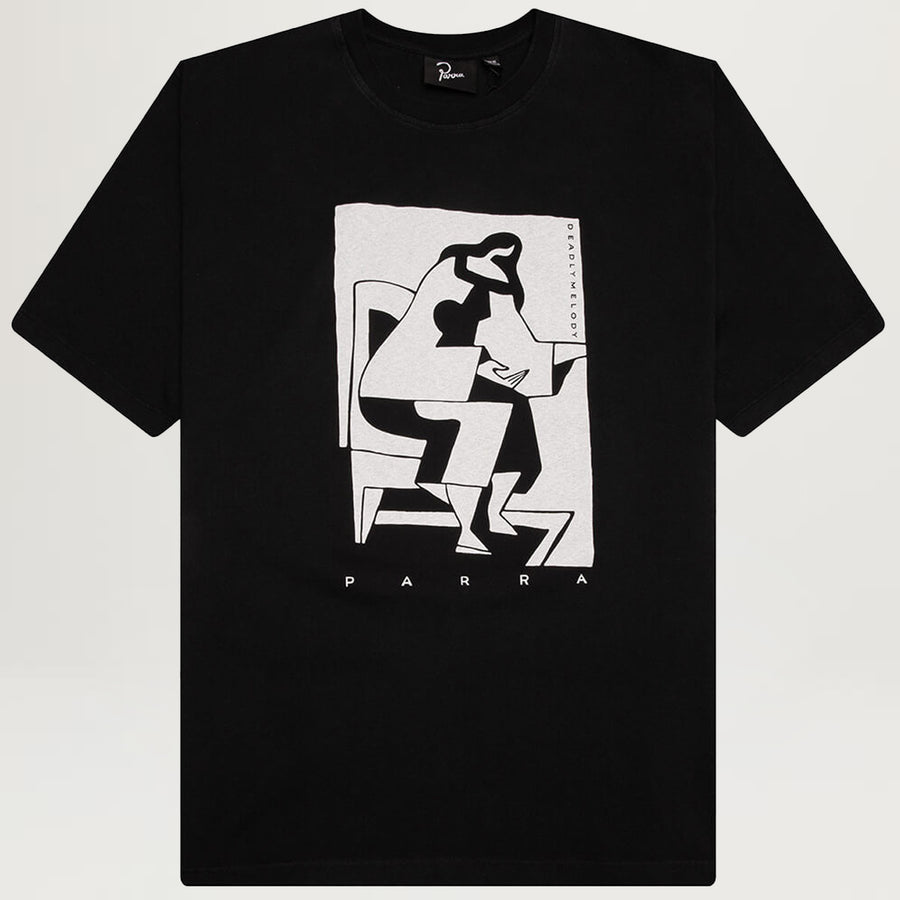 Parra The Confession Tee (Washed Black)
