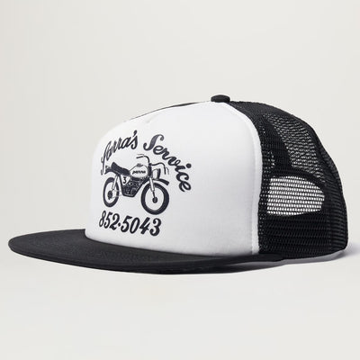 Parra Moto Service 5 Panel Hat (Black)