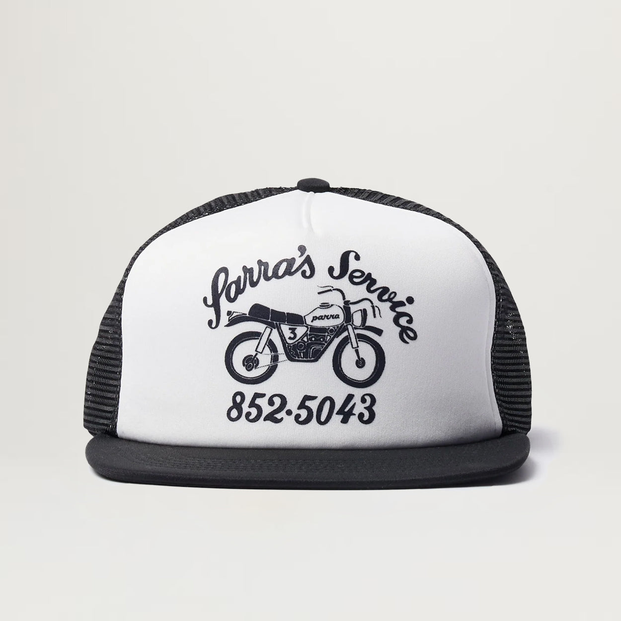Parra Moto Service 5 Panel Hat (Black)
