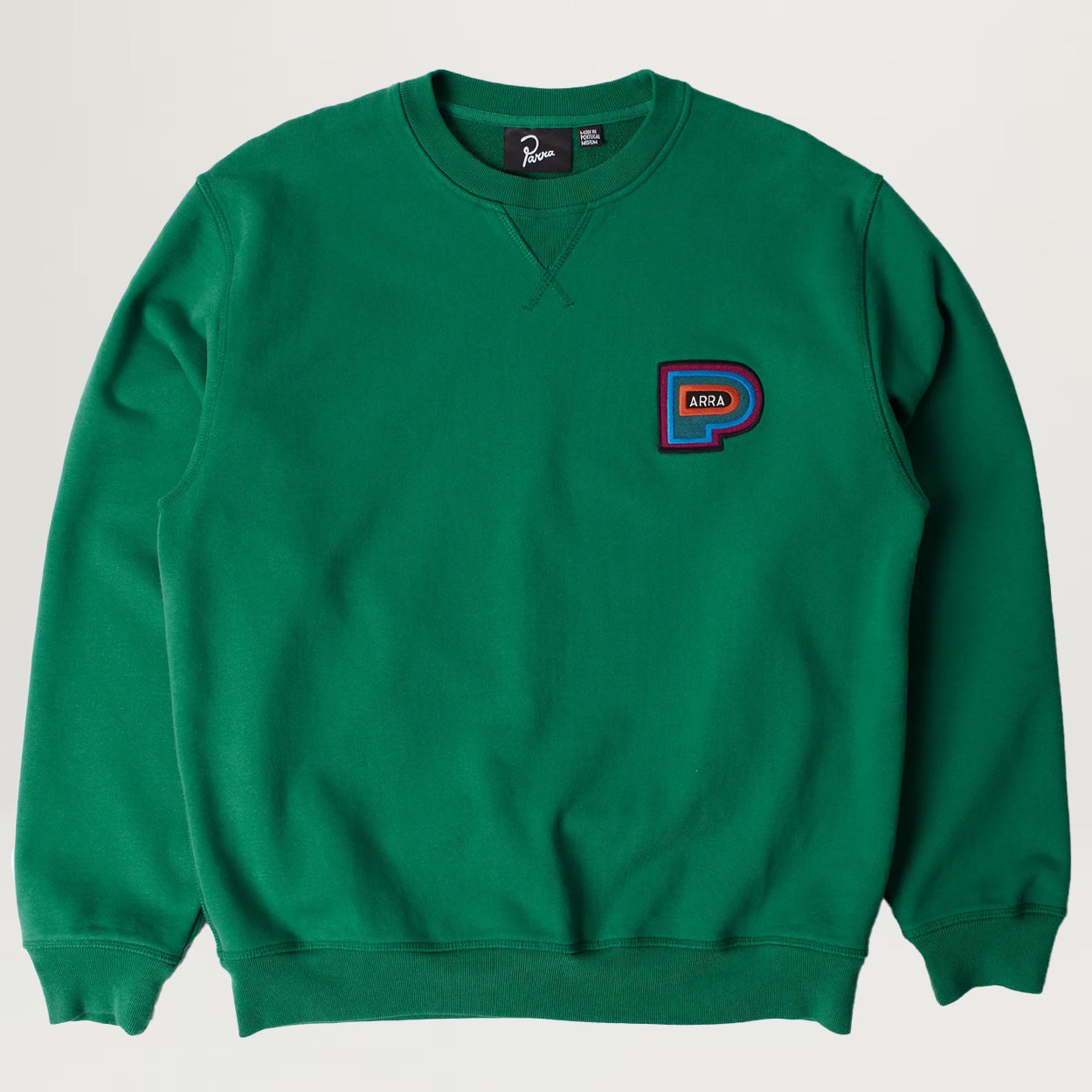 Parra Repeat Pea Crewneck Sweatshirt ­(Green)