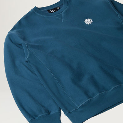 Parra Balloon Logo Cross-Grain Crewneck (Blue)