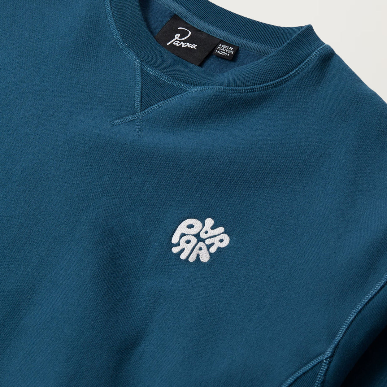 Parra Balloon Logo Cross-Grain Crewneck (Blue)