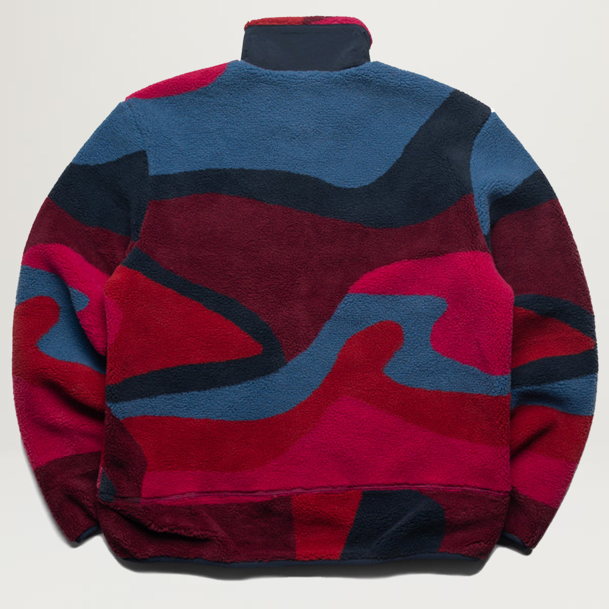 Parra Full FTP Booster Polar Fleece Jacket (Red)