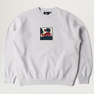 Parra Long Lost Leg Crewneck Sweatshirt (Heather Grey)