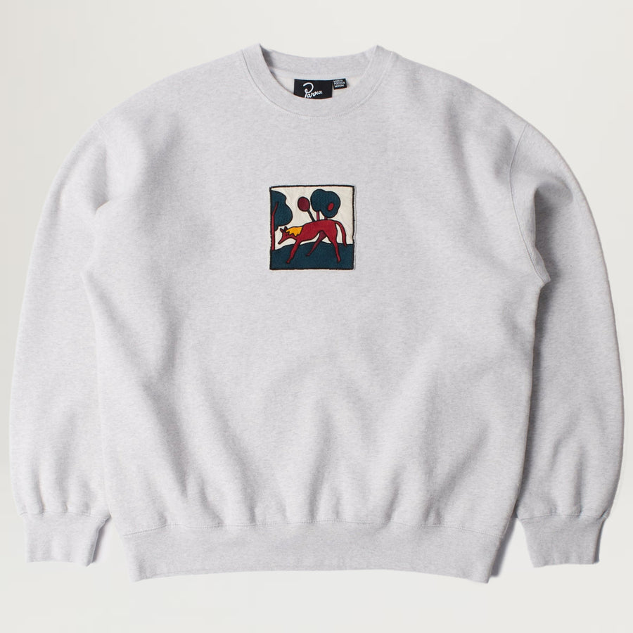 Parra Long Lost Leg Crewneck Sweatshirt (Heather Grey)