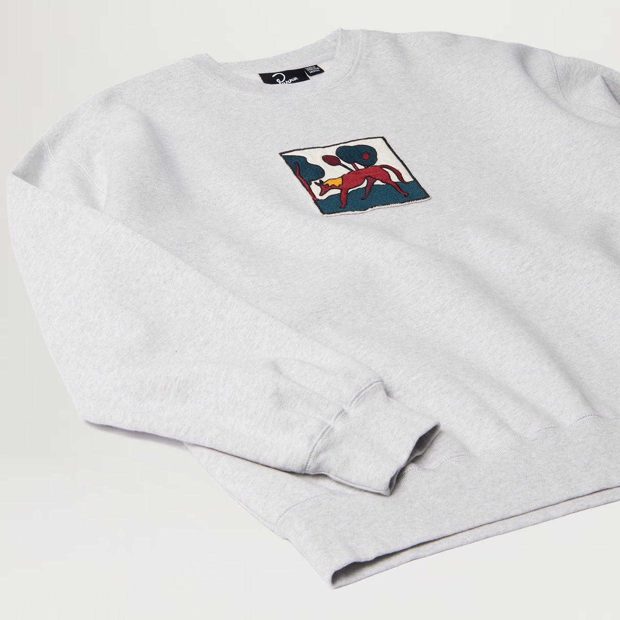 Parra Long Lost Leg Crewneck Sweatshirt (Heather Grey)