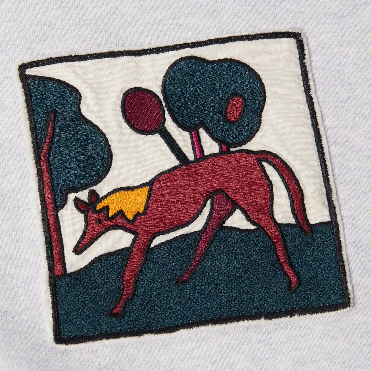 Parra Long Lost Leg Crewneck Sweatshirt (Heather Grey)