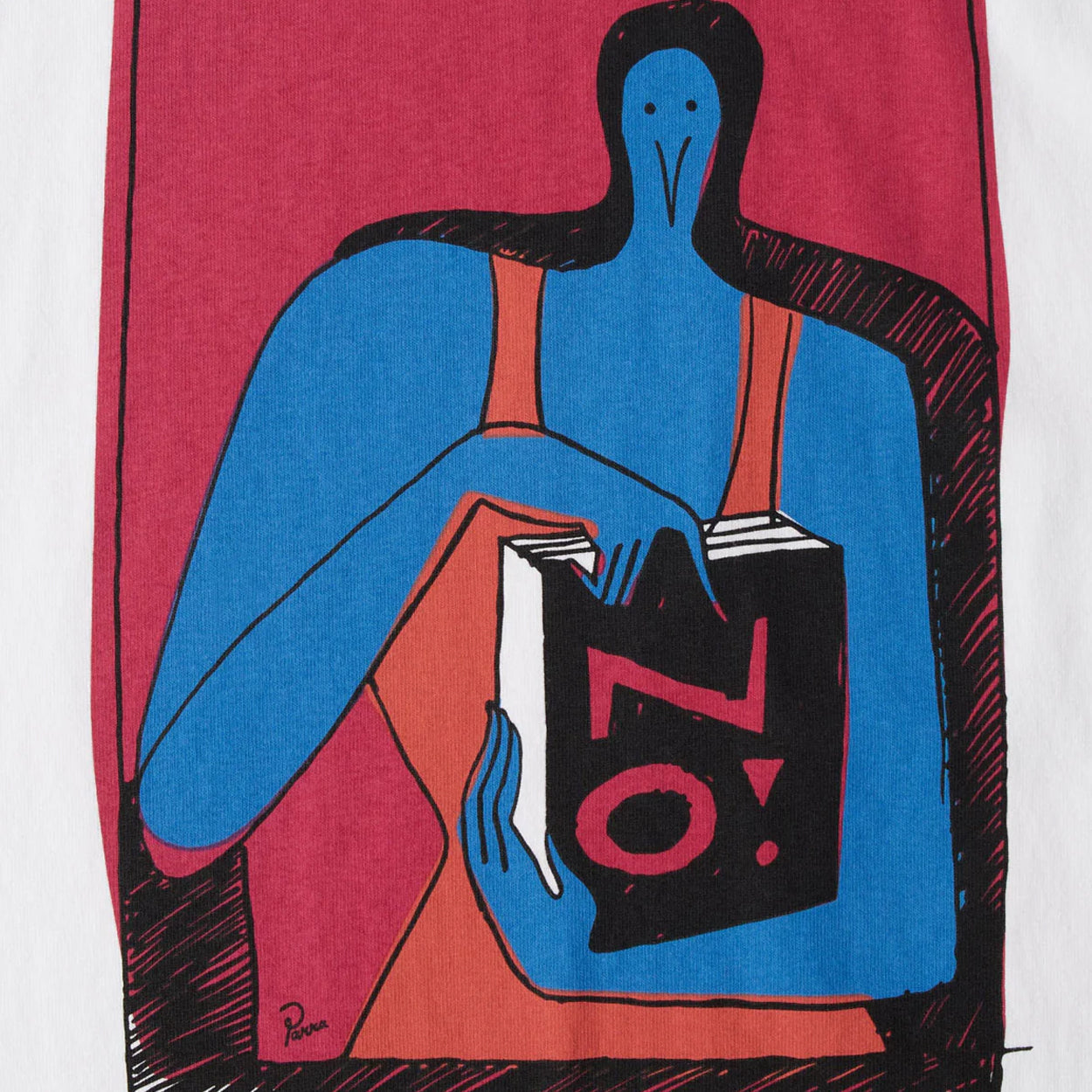 Parra No Books Tee (White)