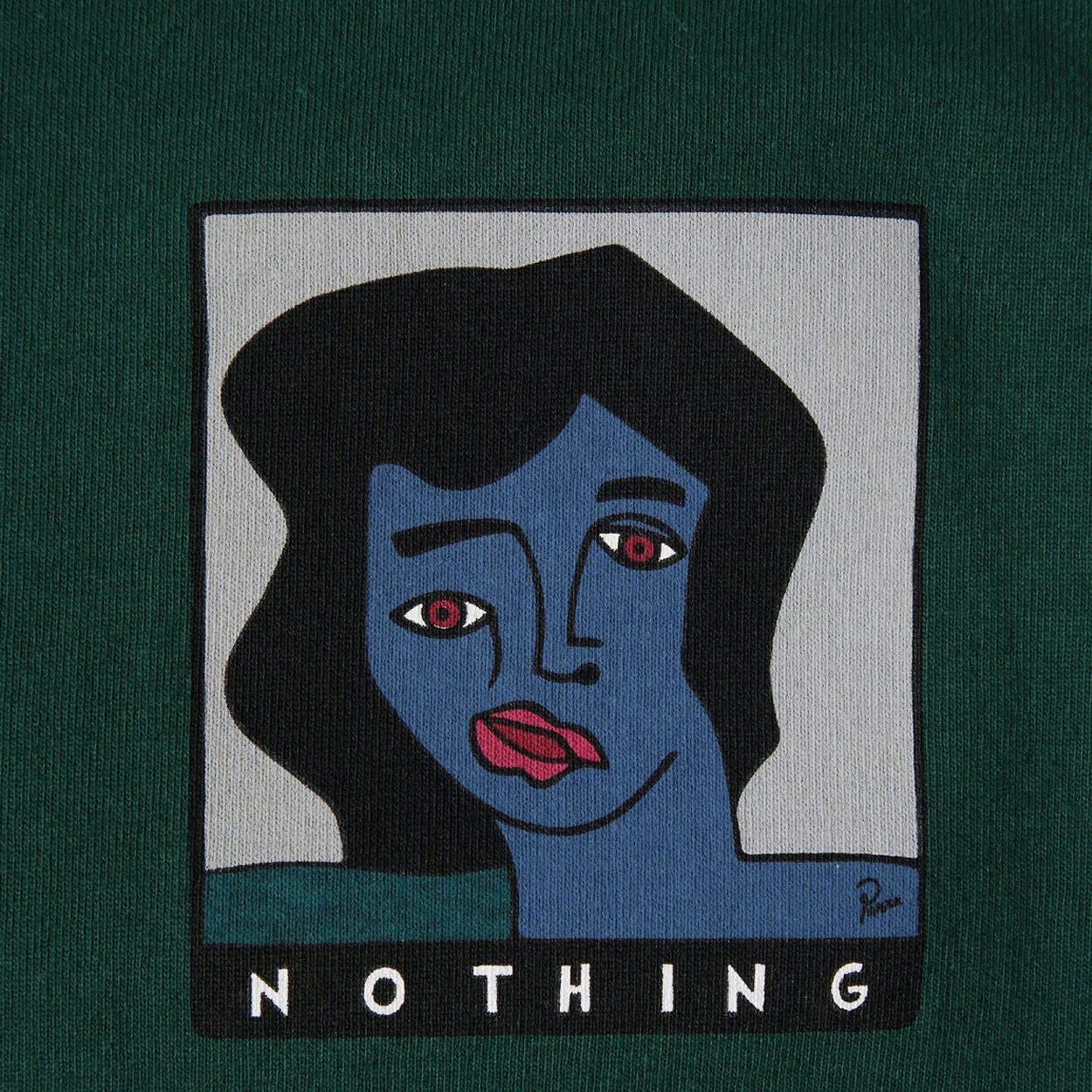Parra Nothing Please Tee (Pine Green)