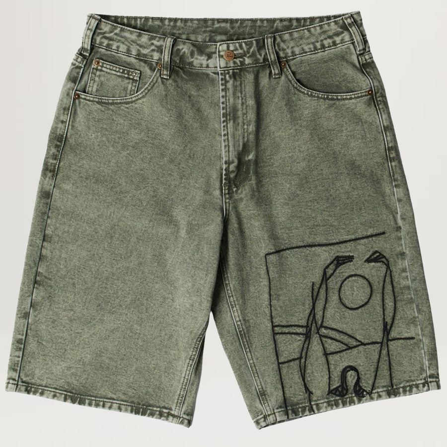 Parra Protect The Sun Shorts (Green)