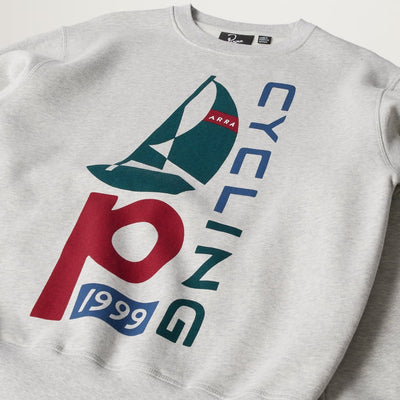 Parra Sail Bike Crewneck (Heather Grey)