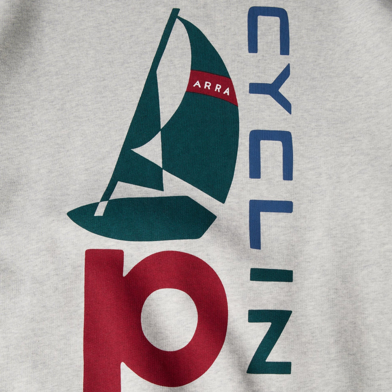 Parra Sail Bike Crewneck (Heather Grey)
