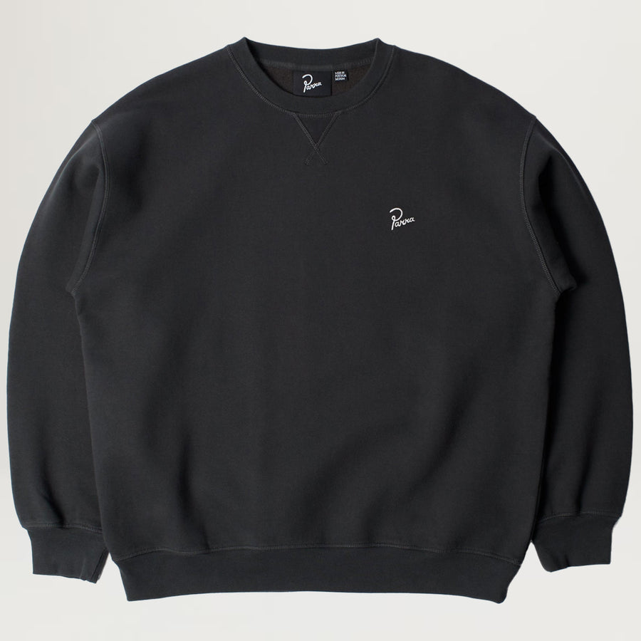 Parra Signature Crew Neck Sweatshirt (Black)