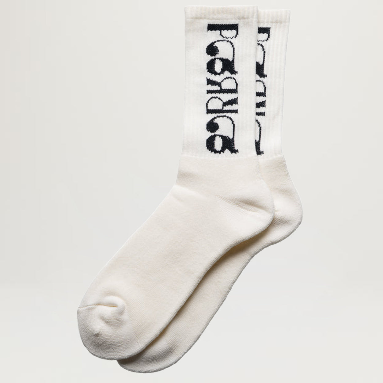 Parra Tokyo Logo Crew Sock ­(White)
