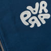 Parra 1976 Logo Zip Hooded Sweatshirt (Blue)