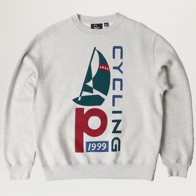 Parra Sail Bike Crewneck (Heather Grey)