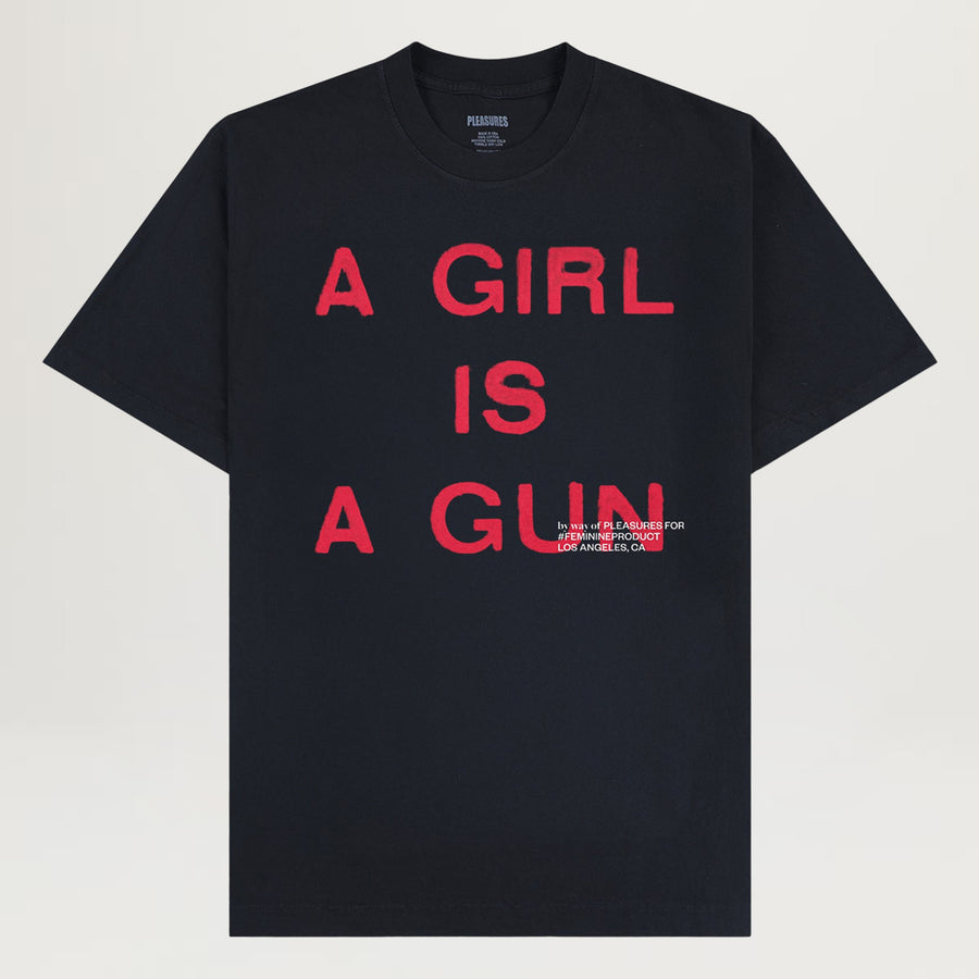 Pleasures Girl Is A Gun Tee (Black)