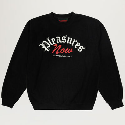 Pleasures Appointment Fleece Crewneck (Black)