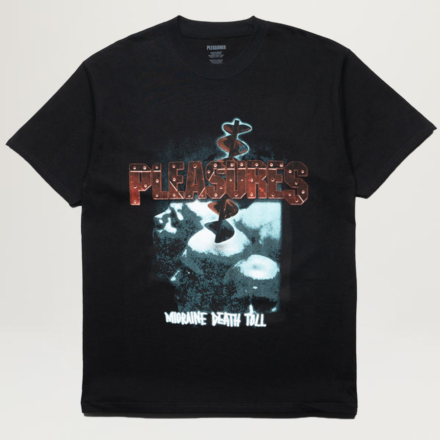 Pleasures Migraine Tee (Black Edge)