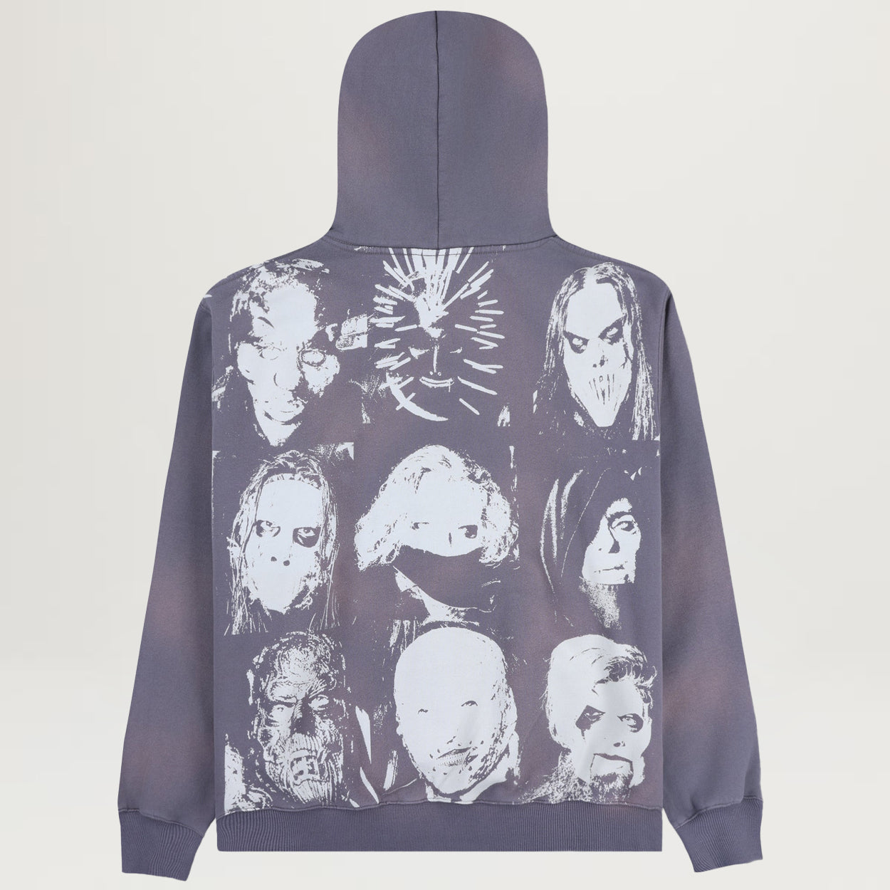 Pleasures X Slipknot Nonagram Zip Hoodie (Smoke)