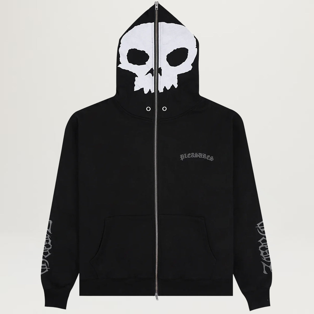 Pleasures Balaclava Zip Hoodie (Black)