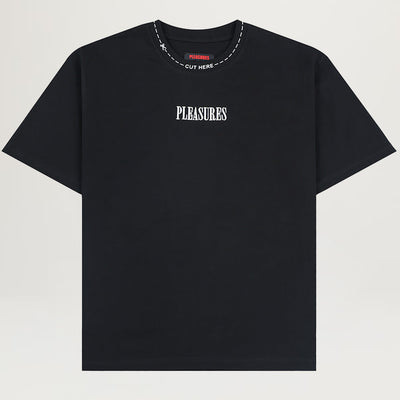 Pleasures Cut Here Heavyweight Tee (Black)