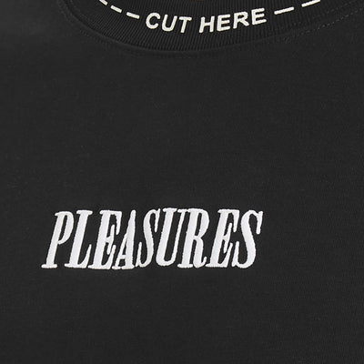 Pleasures Cut Here Heavyweight Tee (Black)