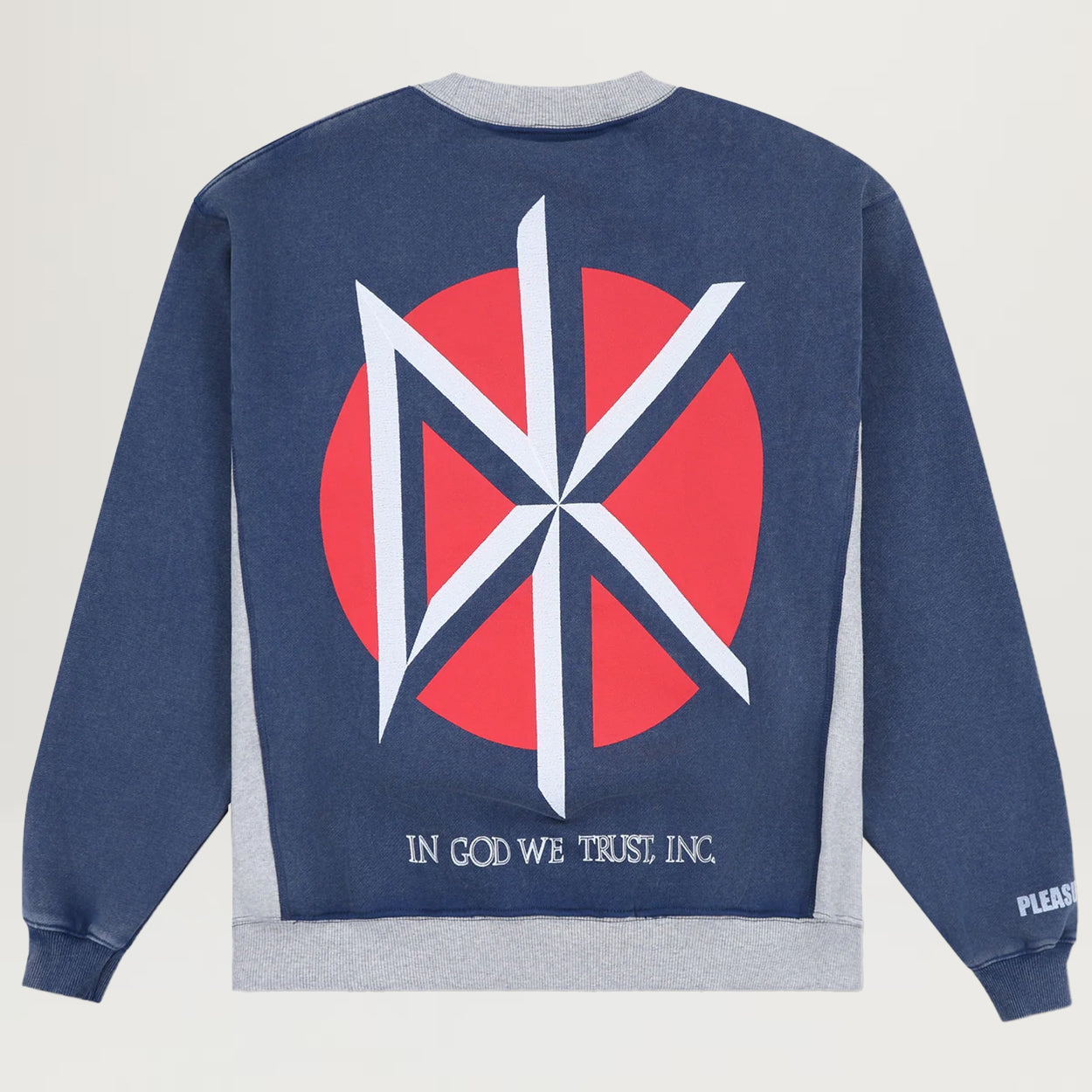 Pleasures Deaf Club Crewneck (Navy)