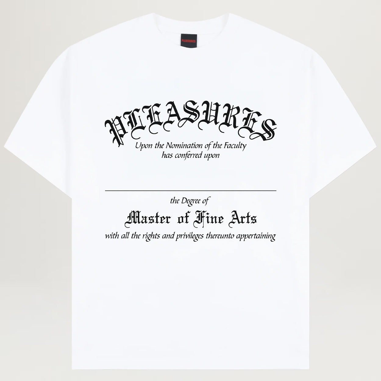 Pleasures Degree Tee (White)