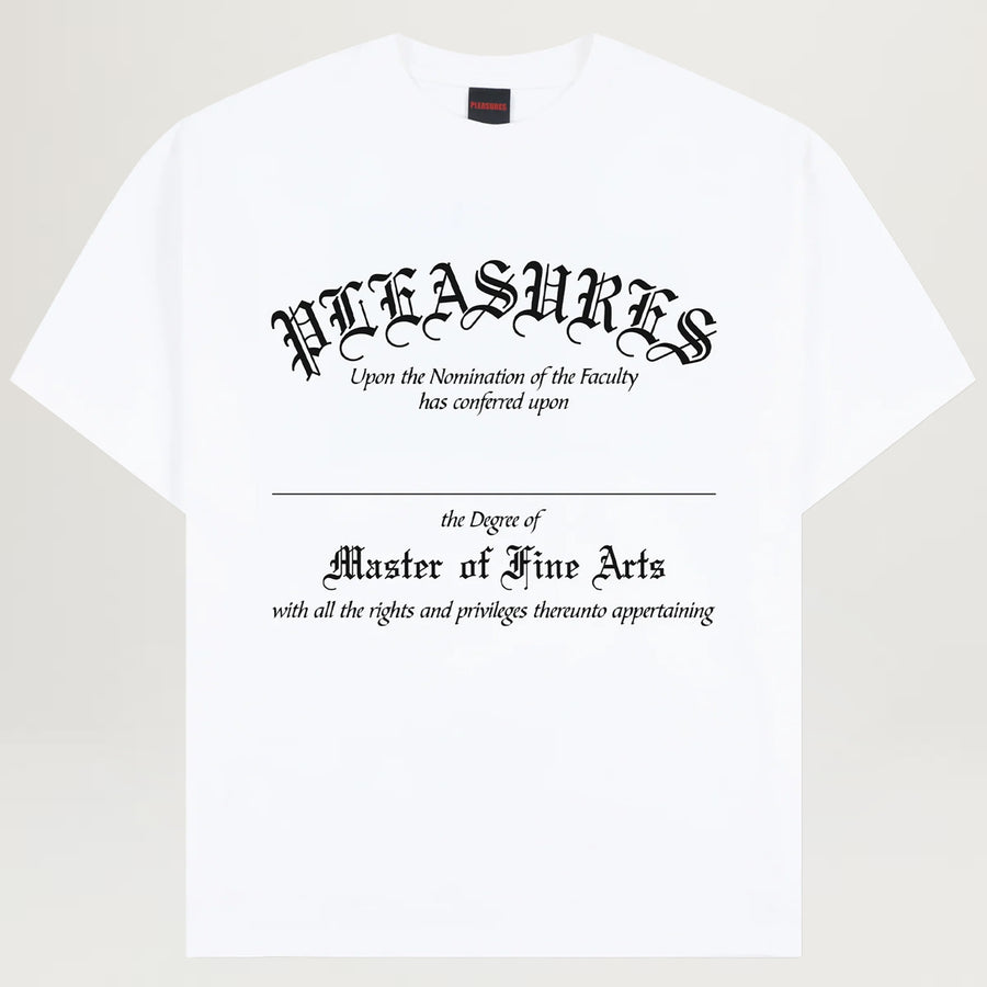 Pleasures Degree Tee (White)