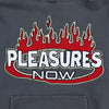 Pleasures Flame Hoodie (Faded Black)