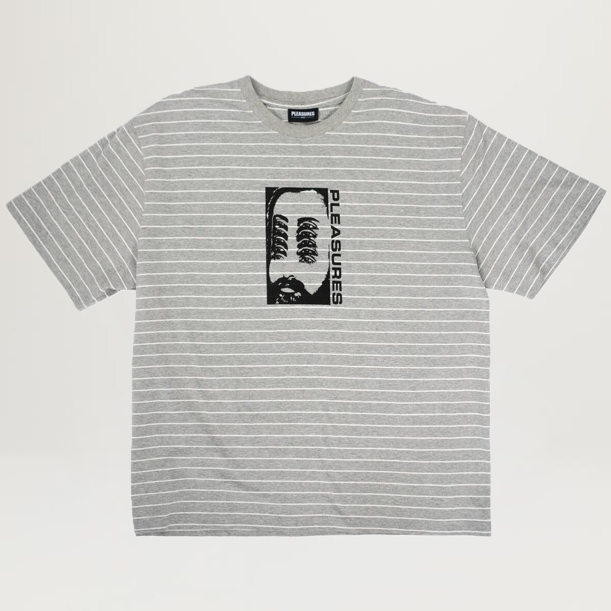 Pleasures Foresight Striped Shirt (Heather Grey)