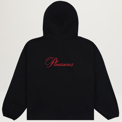 Pleasures Good Time Zip Up Poncho Hoodie (Black)
