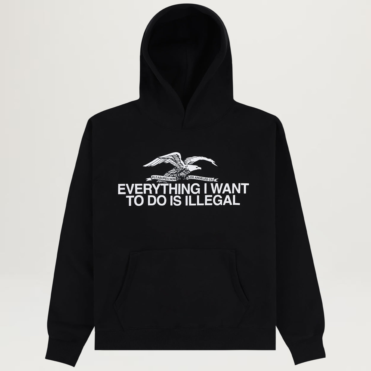 Pleasures Illegal Hoodie (Black)