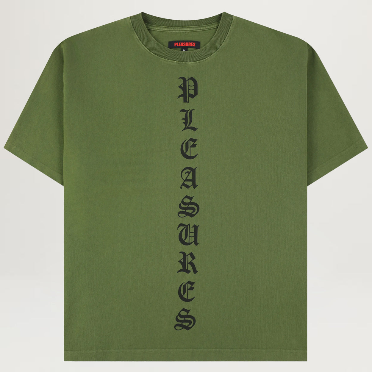 Pleasures Knight Overdue Heavyweight Tee (Olive)