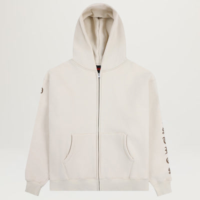 Pleasures OE Zip Up Hoodie (Natural)