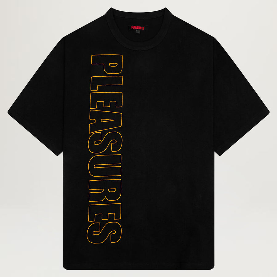 Pleasures Outline Heavyweight Tee (Black)