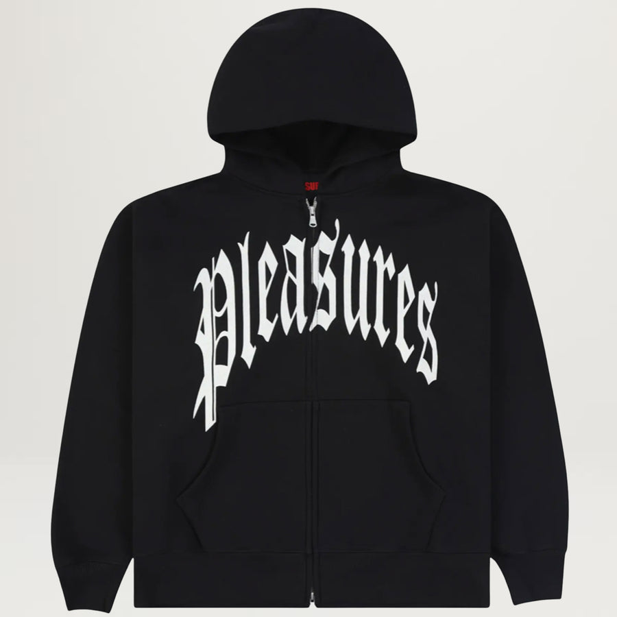 Pleasures Twitch Zip Hoodie (Black)
