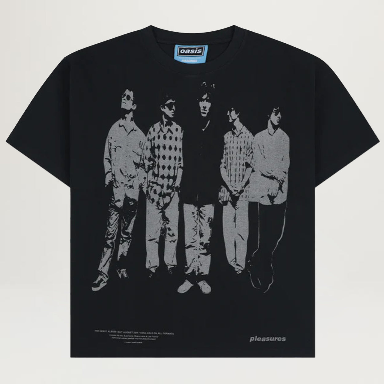Pleasures X Oasis Definitely Heavyweight Tee (Faded Black)