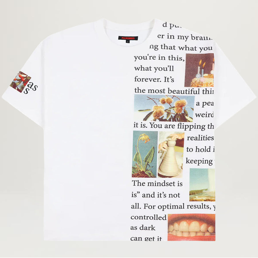 Pleasures Connection Heavyweight Tee (White)