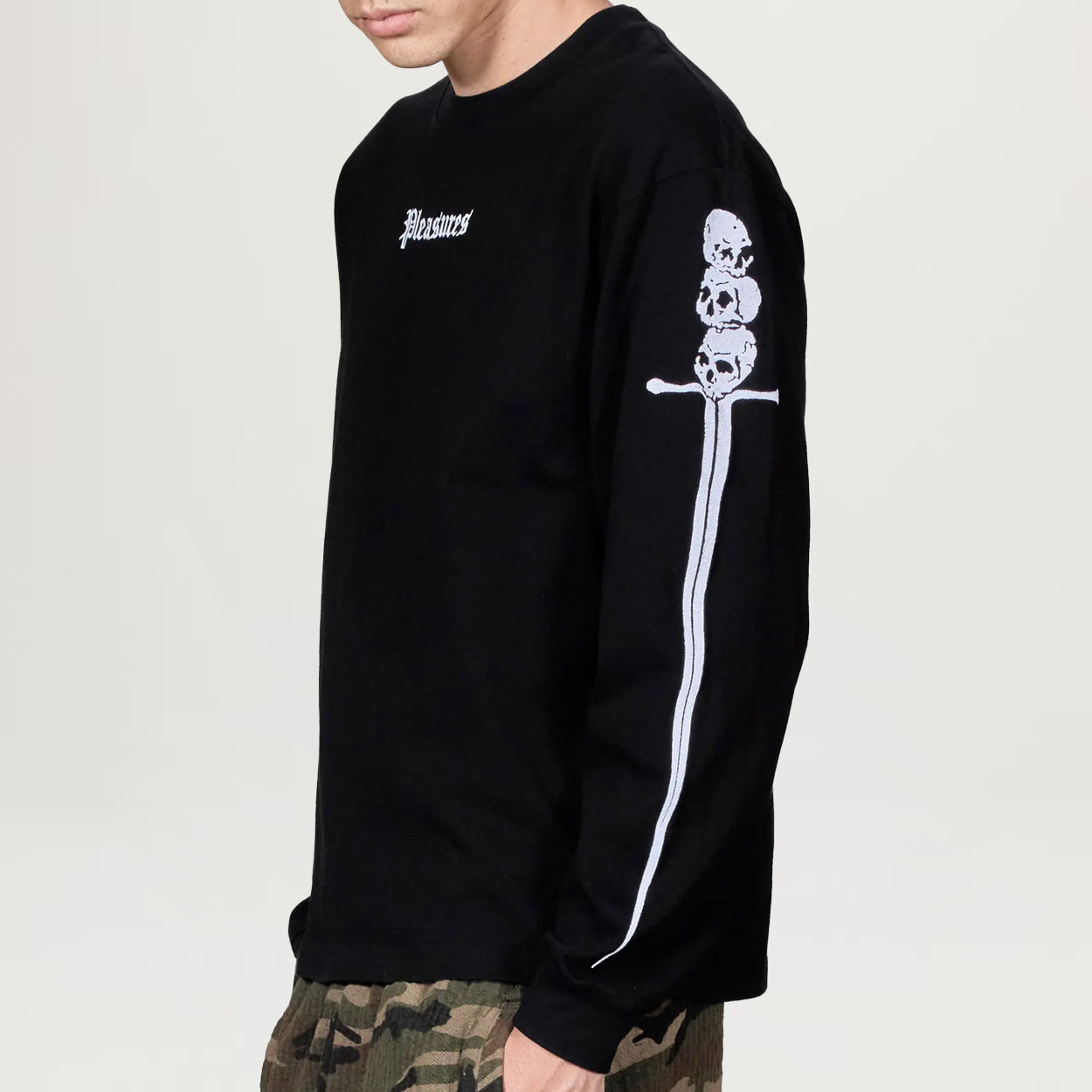 Pleasures Luster LS Tee (Black)