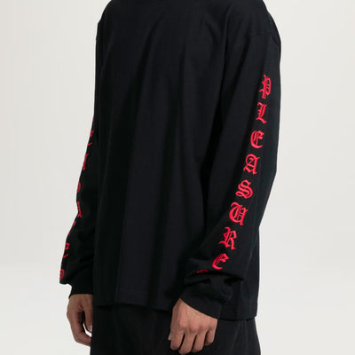 Pleasures OE Heavyweight L/S Tee (Black)