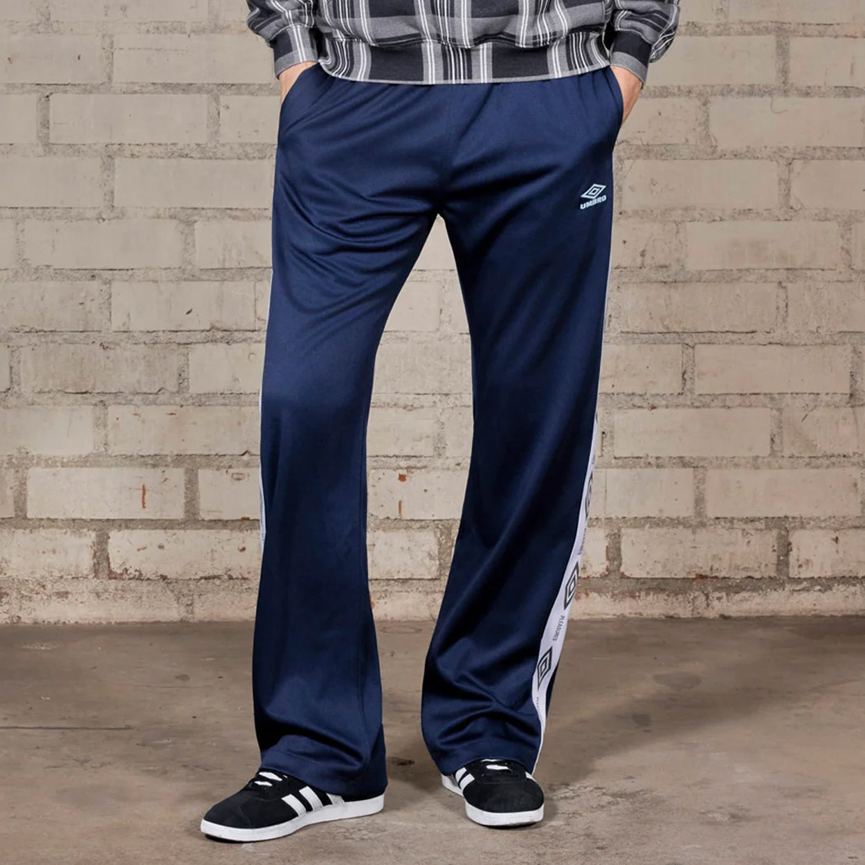 Pleasures X Umbro Bootcut Track Pants (Navy)