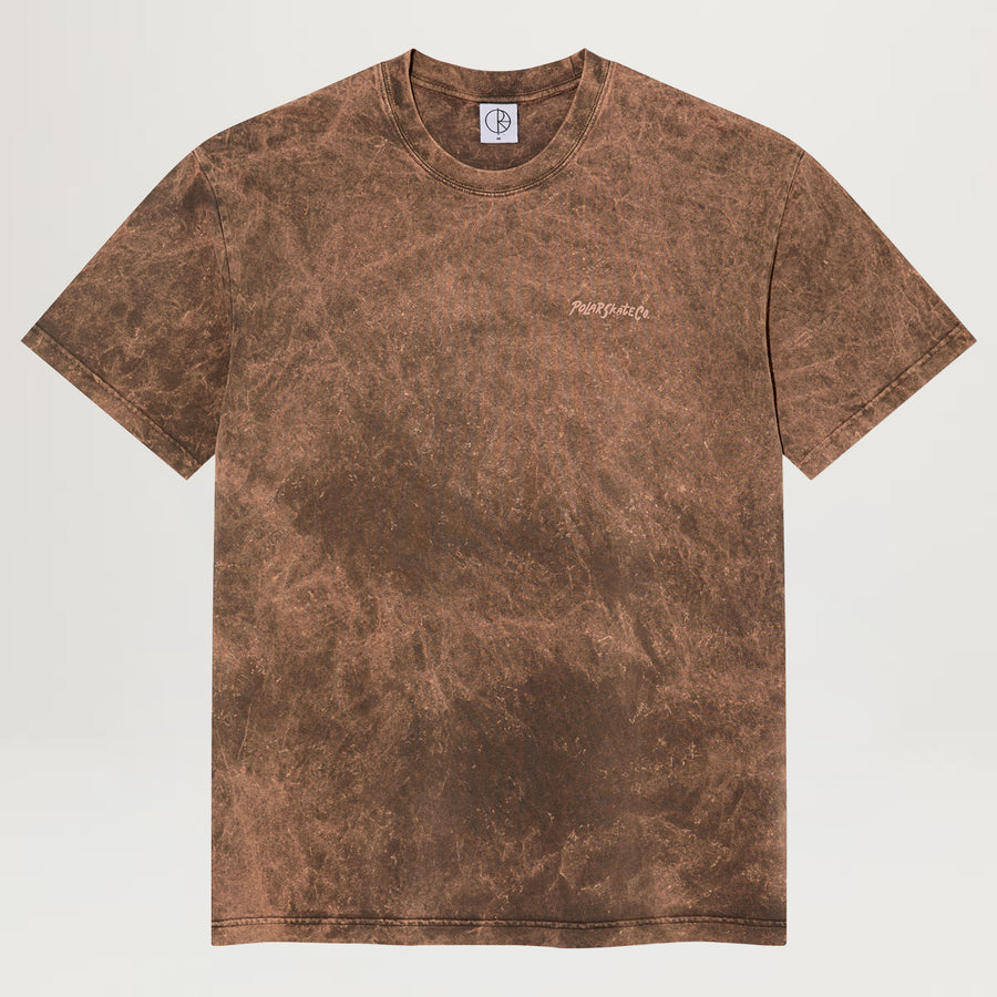 Polar Surf Logo Acid Tee (Brown)