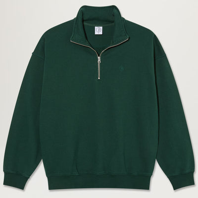 Polar Frankie Half Zip Sweater (Dark Emerald)