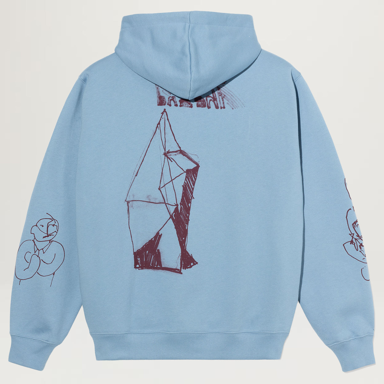 Polar Dave Hoodie | The End (Dove Blue)