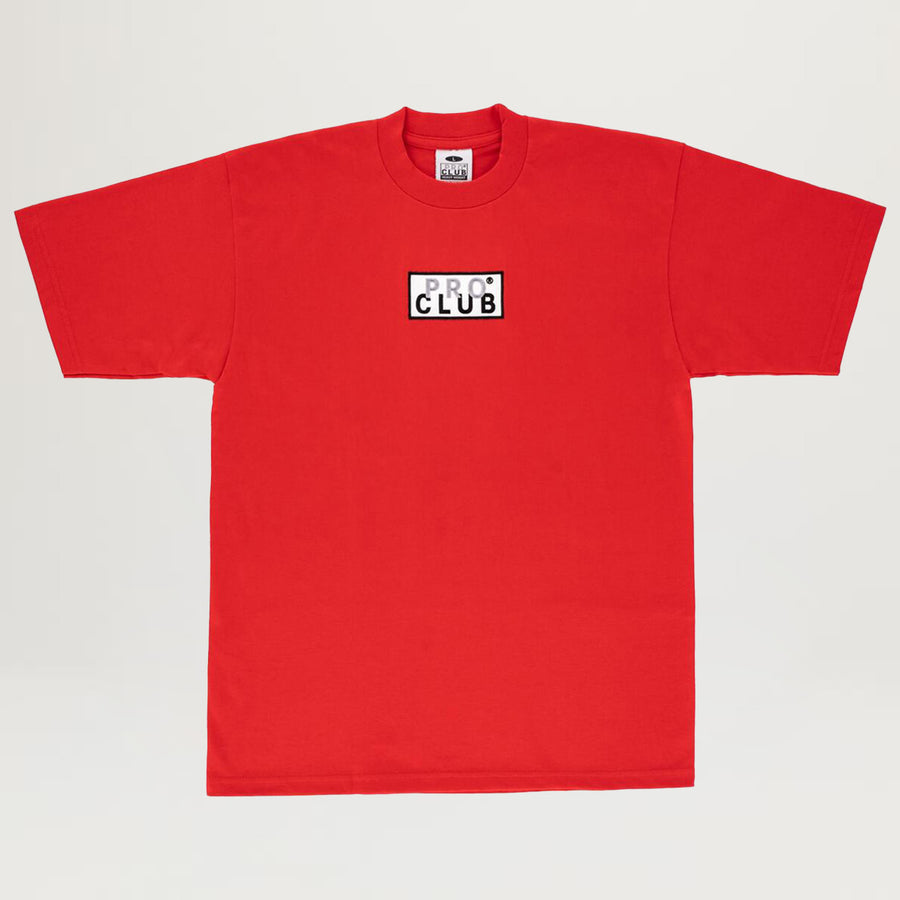 Pro Club Member Box Logo Tee (Red)